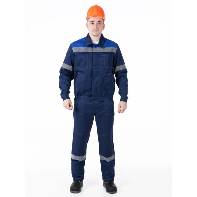 Костюм МILL Легионер  лето с супатной застежкой (куртка, п/к) синий 