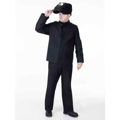 Костюм мужской огнестойкий молескиновый ГОСТ: куртка длинная, брюки тип А